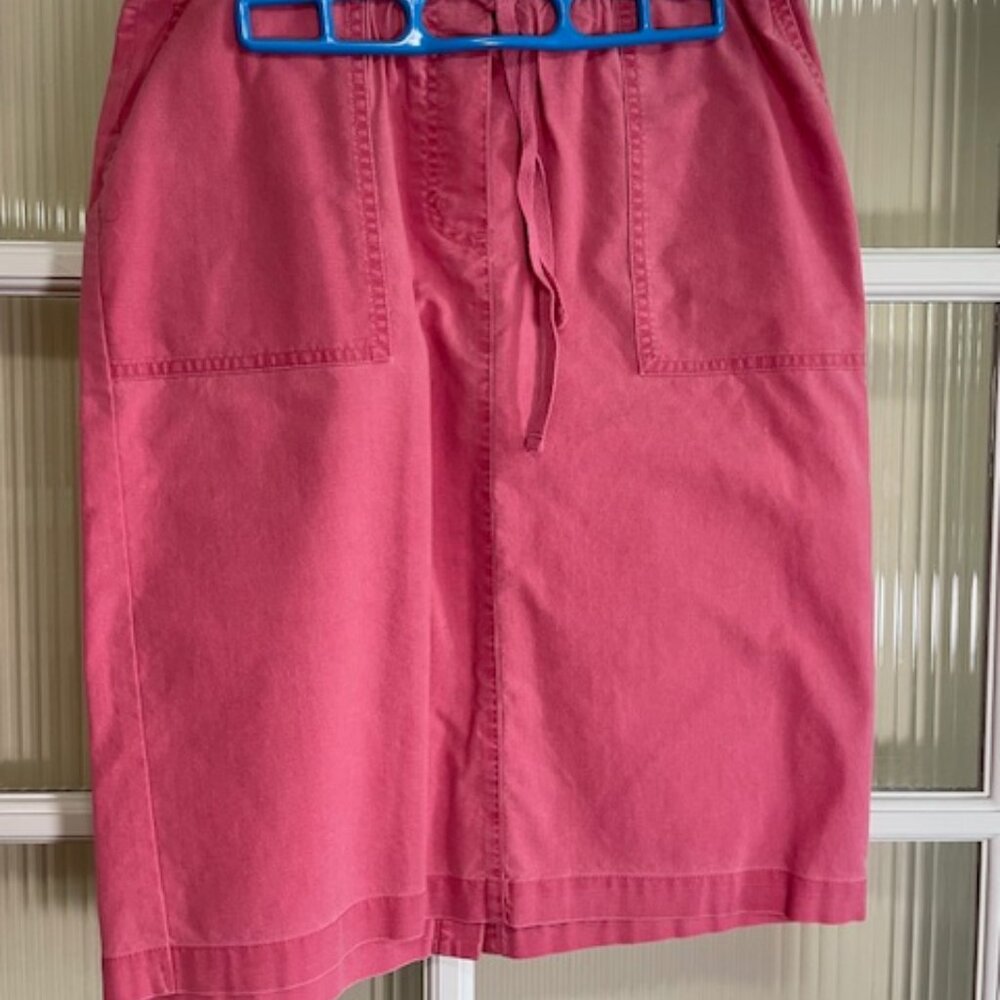 Women's  LL Bean Skirt Red